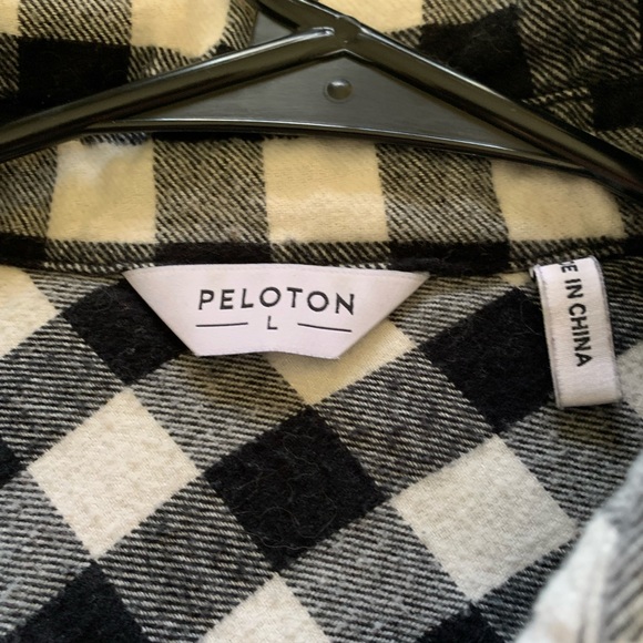 RARE Peloton Flannel Top - Picture 3 of 6